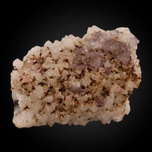 Hubnerite, Quartz, Rhodochrosite, Fluorite