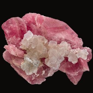 Rhodochrosite, Fluorite