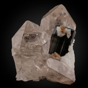 Quartz Schorl, Albite
