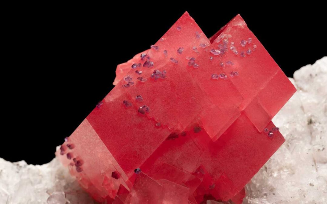 Rhodochrosite, Fluorite, 22-02 Pocket, Detroit City Portal, Sweet Home Mine, Alma, Park Co., Colorado, USA