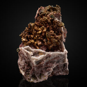 Chalcopyrite, Calcite