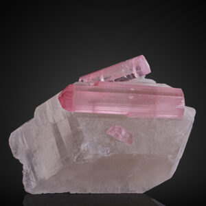 Elbaite, Quartz