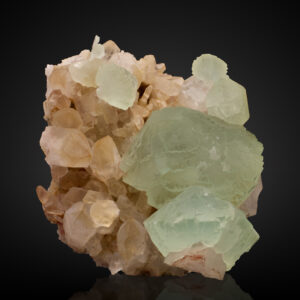Prehnite, Quartz