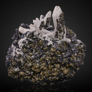Quartz, Galena, Sphalerite, Pyrite