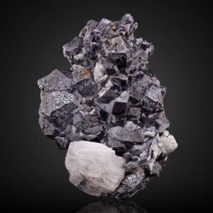 Pyrargyrite, Calcite