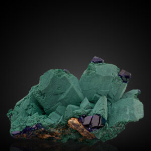 Azurite Rosasite a. Malachite a. Azurite