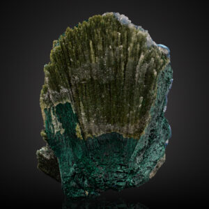 Malachite, Mottramite, Quartz
