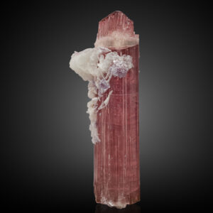 Elbaite, Albite var. Cleavelandite, Lepidolite